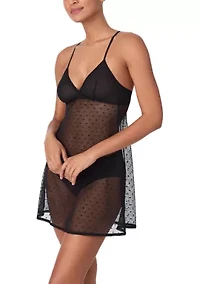 Women's Heart Mesh Chemise
