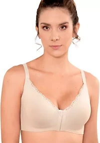 Pima Cotton Front Closure Demi Bra