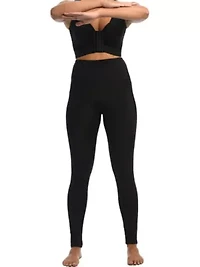 Plus No Side Seams Leggings