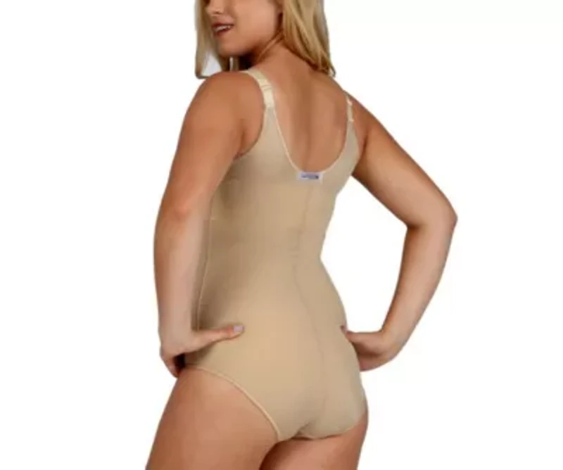 Undebust Front Zip Bodysuit