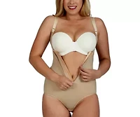 Undebust Front Zip Bodysuit