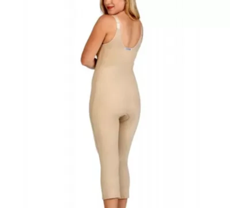 Zip Front Capri length Bodysuit