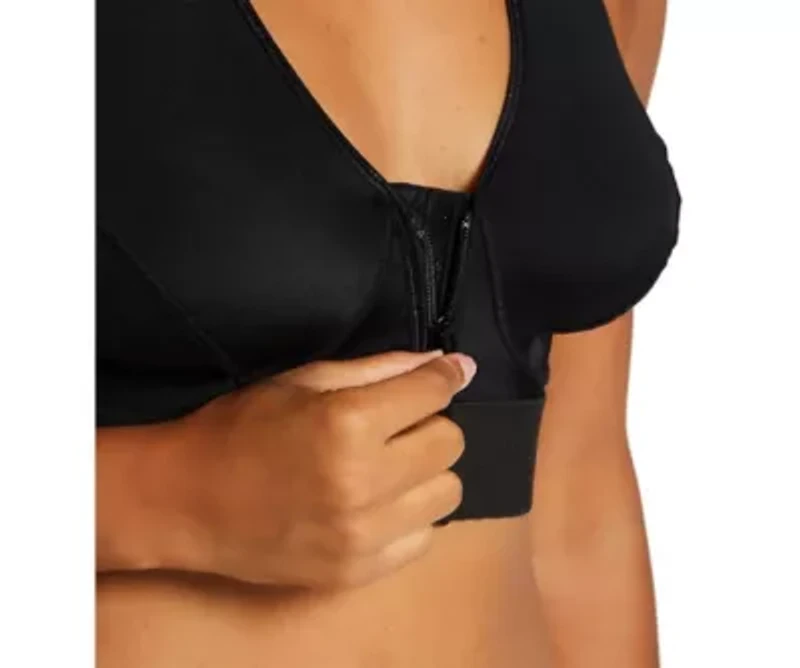 Front Zip Racerback Bra