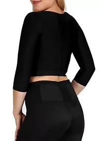 Underbust Front Hook-and-Eye Top