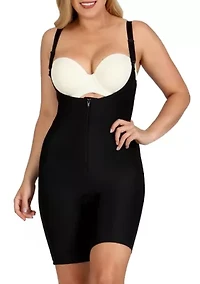 Underbust Front Zip Bodyshort