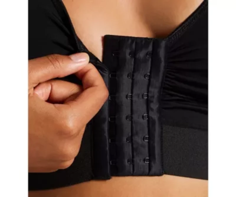 Hook-and-Eye Front Bra