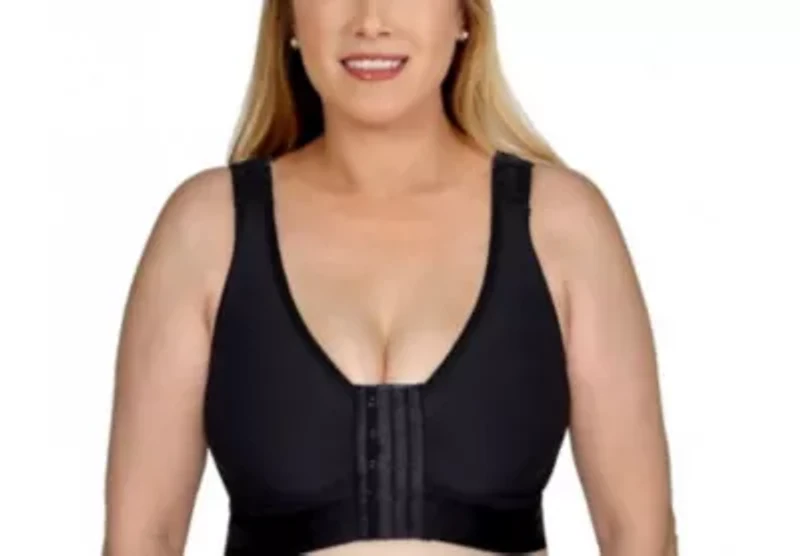 Hook-and-Eye Front Bra