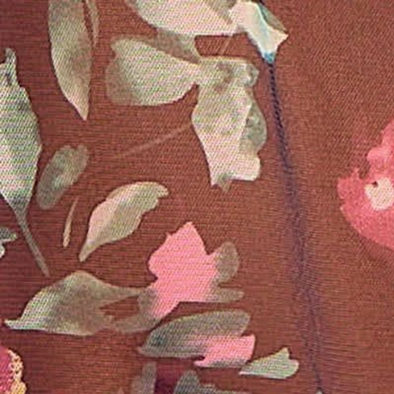 Womens Floral Lace Up Chemise Lingerie Set