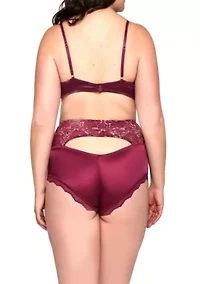 Women's Plus 2pc Bralete and Panty Lingerie Set