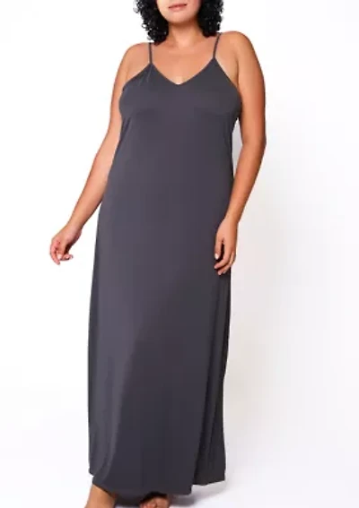 June Plus Modal  Lounge Dress