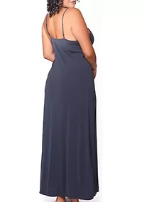 June Plus Modal  Lounge Dress