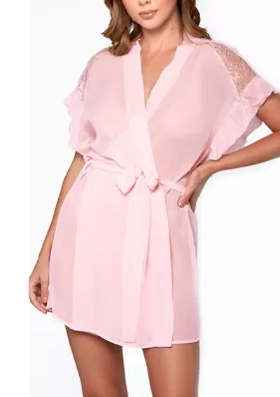 Marley Chiffon and Lace Sheer Robe
