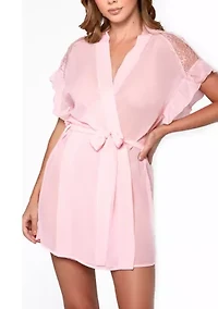 Marley Chiffon and Lace Sheer Robe