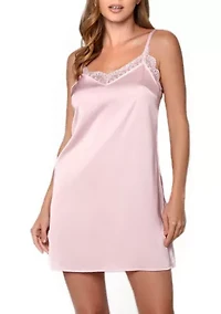 Lindsey Satin, Floral and Lace, Robe