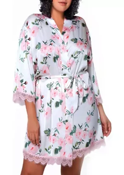 Lindsey Plus Satin and Lace, Chemise