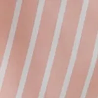 Willa Satin Striped 1pc Robe with Self Tie Sash and Trimmed Lace