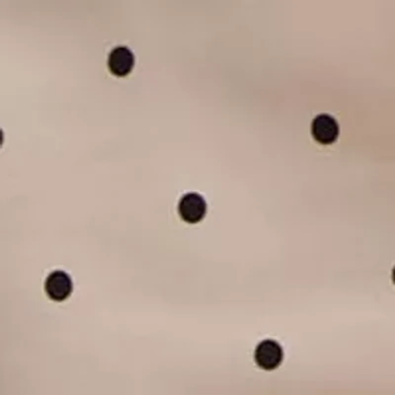 Caris Dotted Satin Romper With Button Down Lace Overlay