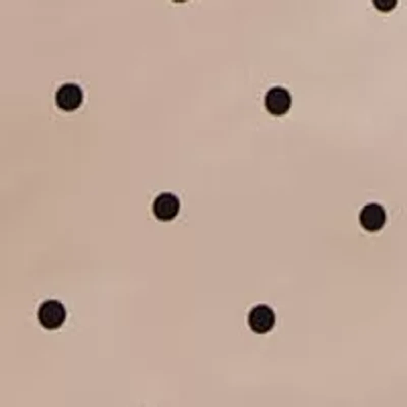 Caris Dotted Plus Satin Chemise, Adorned Front and Side Lace