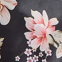 Roslyn Plus Floral Satin PJ Short Set with  Cuff Detail