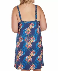 iCollection Plus Womans 1PC Floral Microfiber Night Gown