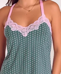 Women's Floral Bamboo Stretch-Knit Short Sleeve Pajama Set