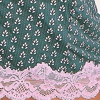 Women's Floral Bamboo Lace Stretch-Knit Nightgown