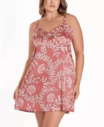 Women's Floral Stretch-Woven Nightgown