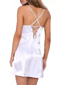 Lynette Satin Lace Chemise