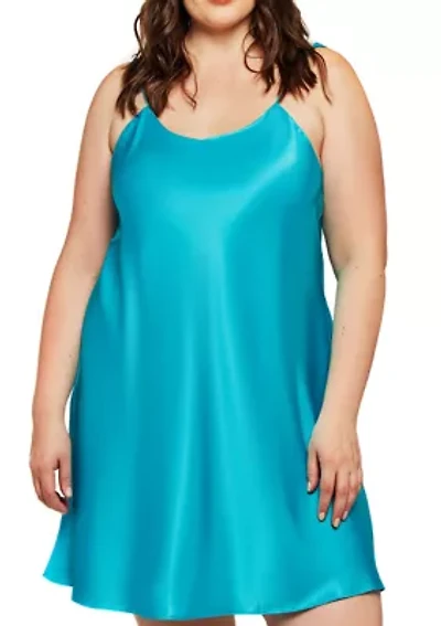 Plus Marina Lux Satin Chemise