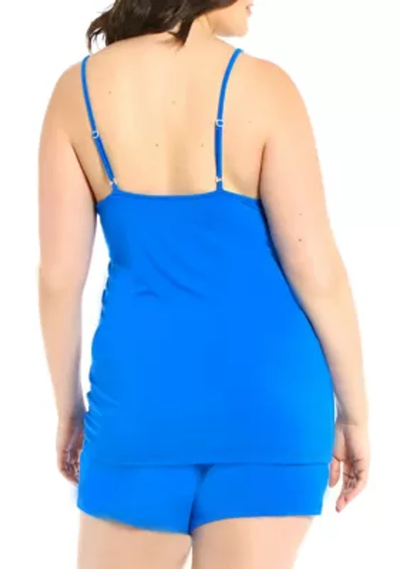 Plus Davina Lace and Modal Cami Set