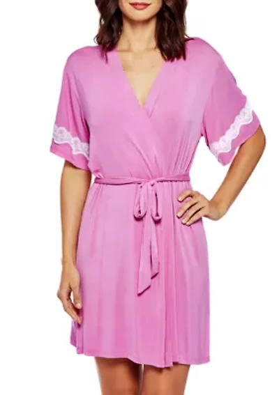 Aleia Modal and Lace Robe