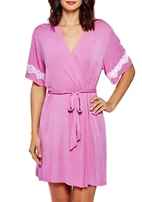 Aleia Modal and Lace Robe