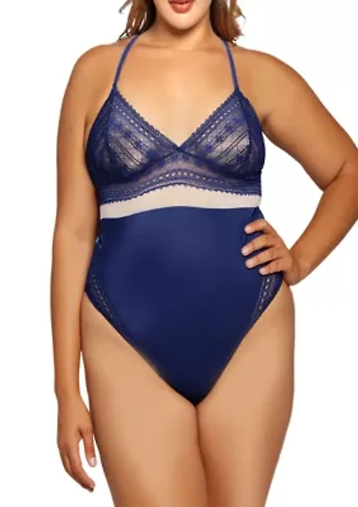 Plus Laura Lace Micro Teddy