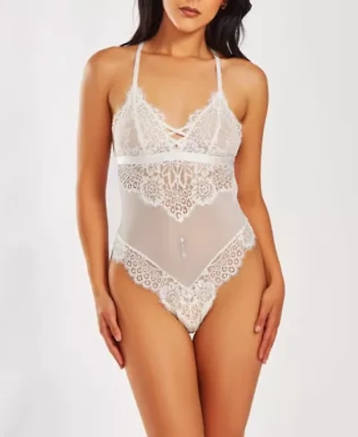 Women's 1 pc Lace Bodice Lingerie Bodysuit