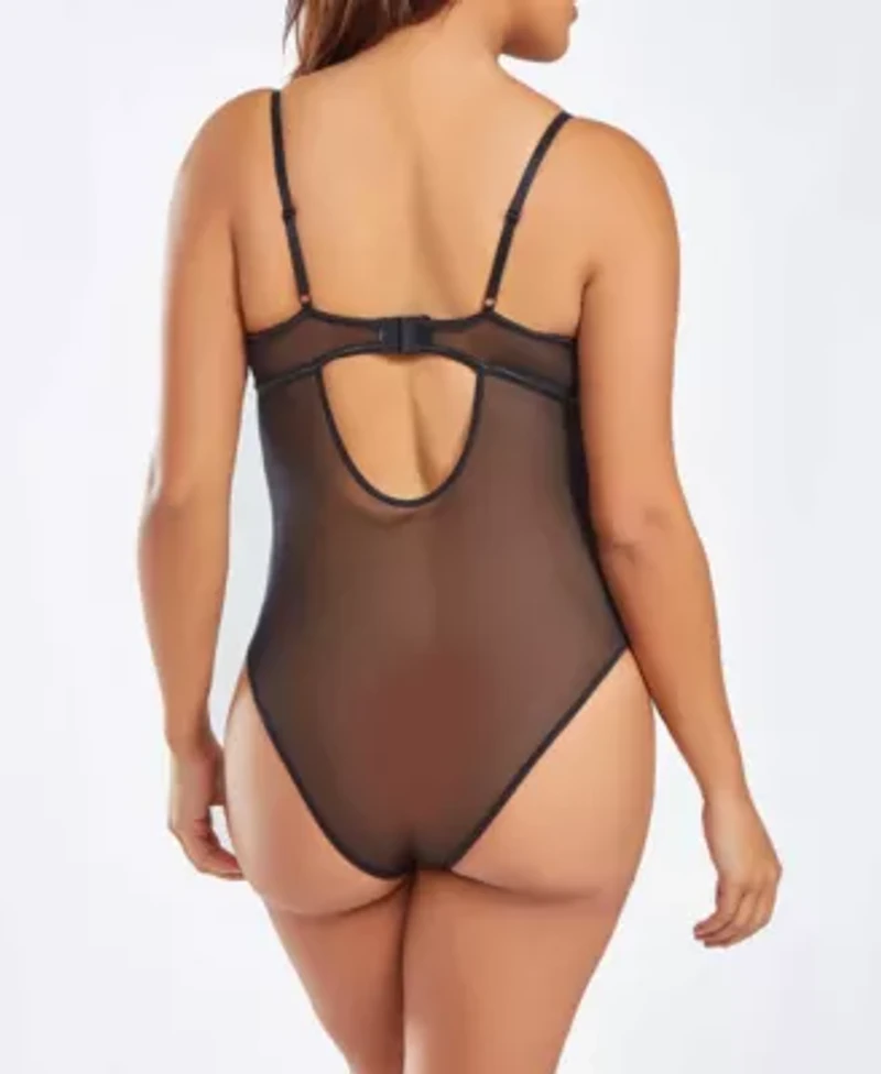 Women's Plus 1PC Embriodered Lingerie Bodysuit
