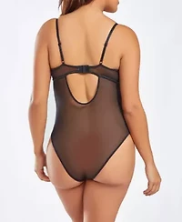 Women's Plus 1PC Embriodered Lingerie Bodysuit