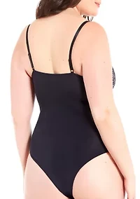 Plus Rochelle Embroidered Day and Night Bodysuit