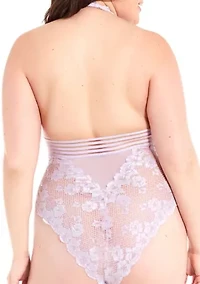 Plus Florence Lace Babydoll Bodysuit