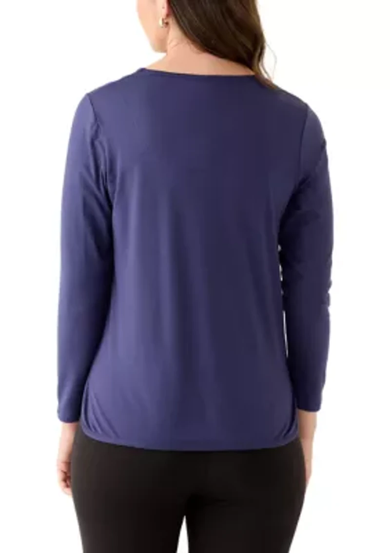 Women's Long Sleeve Pajama Top