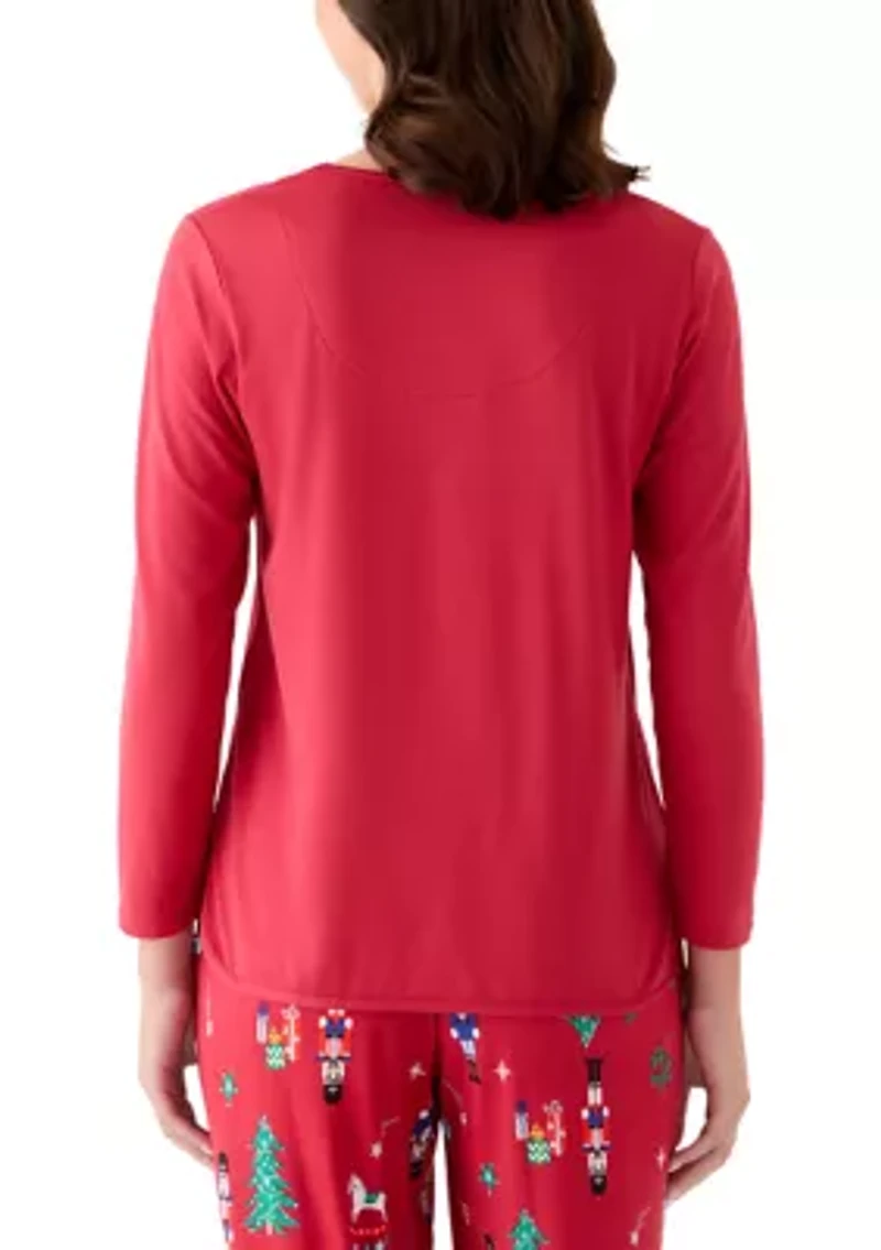 Women's Long Sleeve Pajama Top