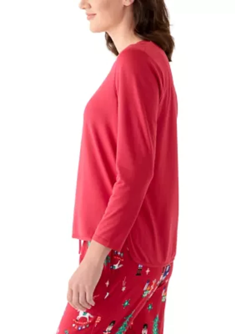 Women's Long Sleeve Pajama Top
