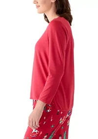 Women's Long Sleeve Pajama Top