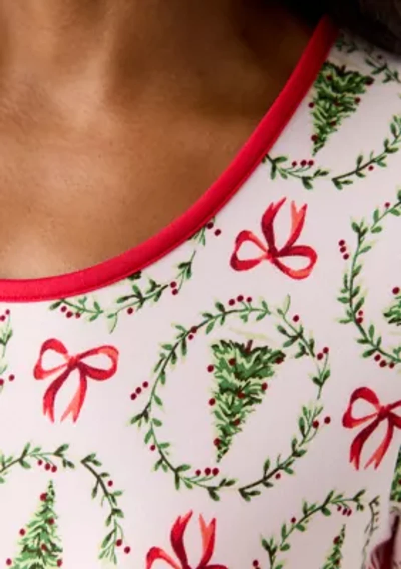 Women's Bow & Wreath Nightgown