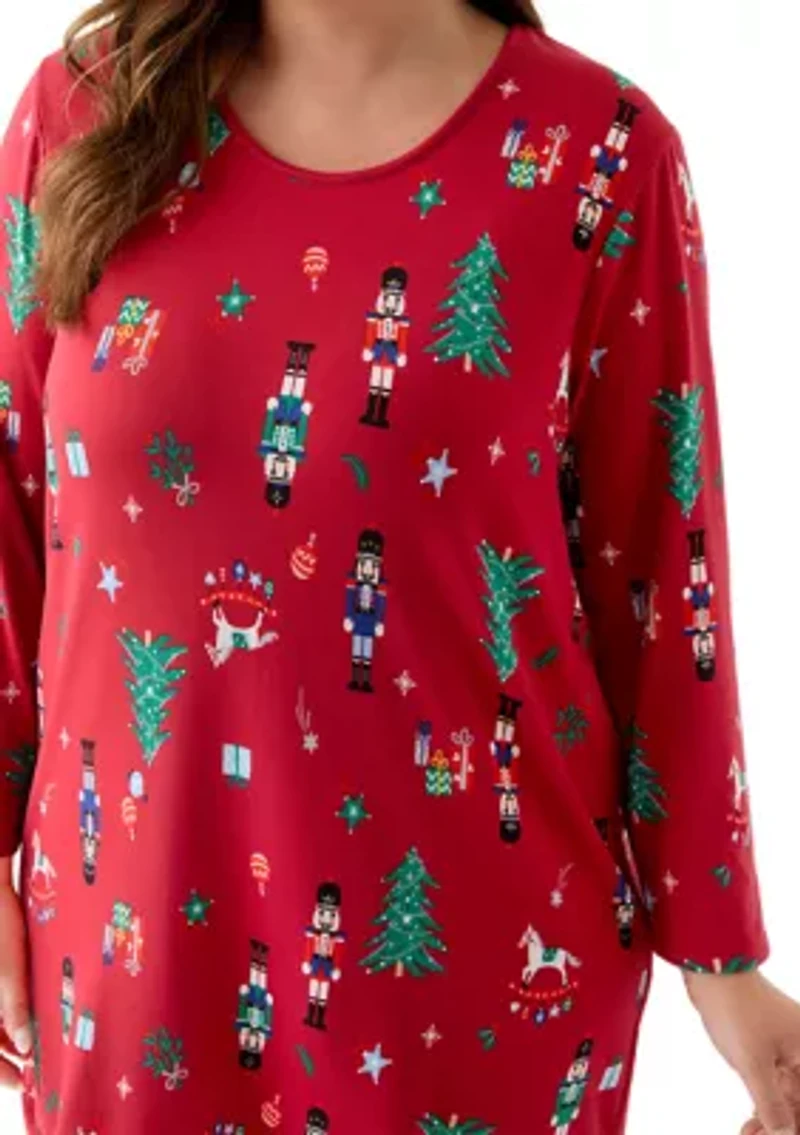 Plus Nutcracker Nightgown