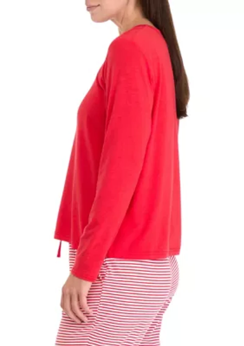 Women's Long Sleeve Pajama Top