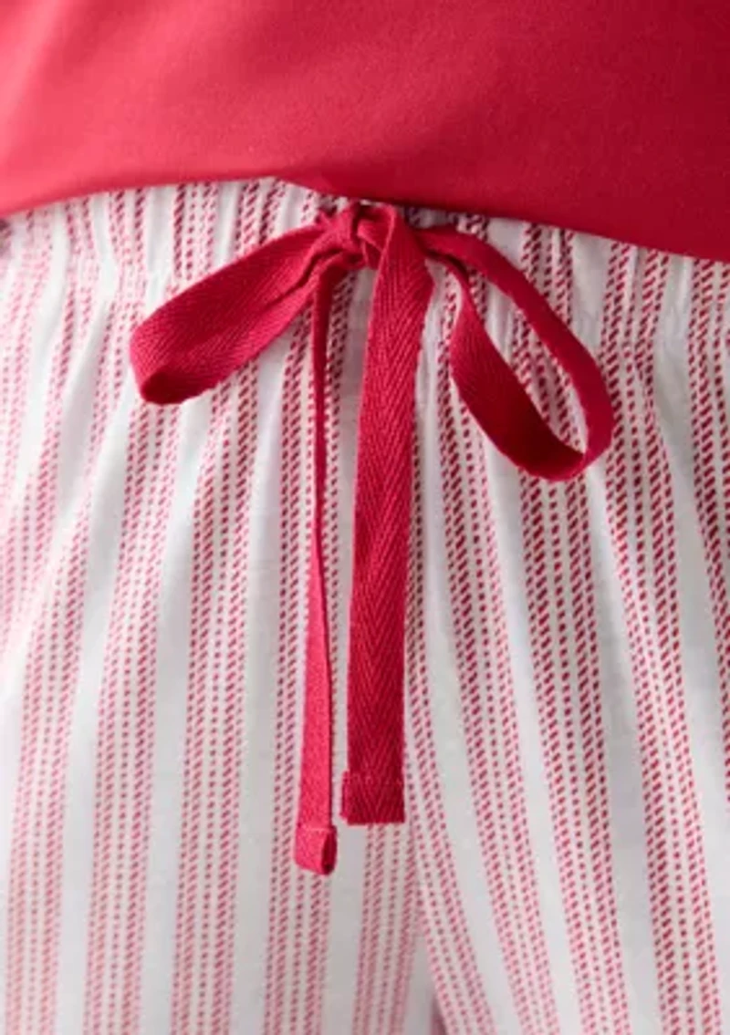 Red Stripe Pajama Pants