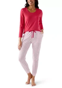 Red Stripe Pajama Pants