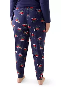 Plus Holiday Heritage Pajama Joggers