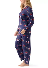 Women's Holiday Heritage Notch Pajama Set