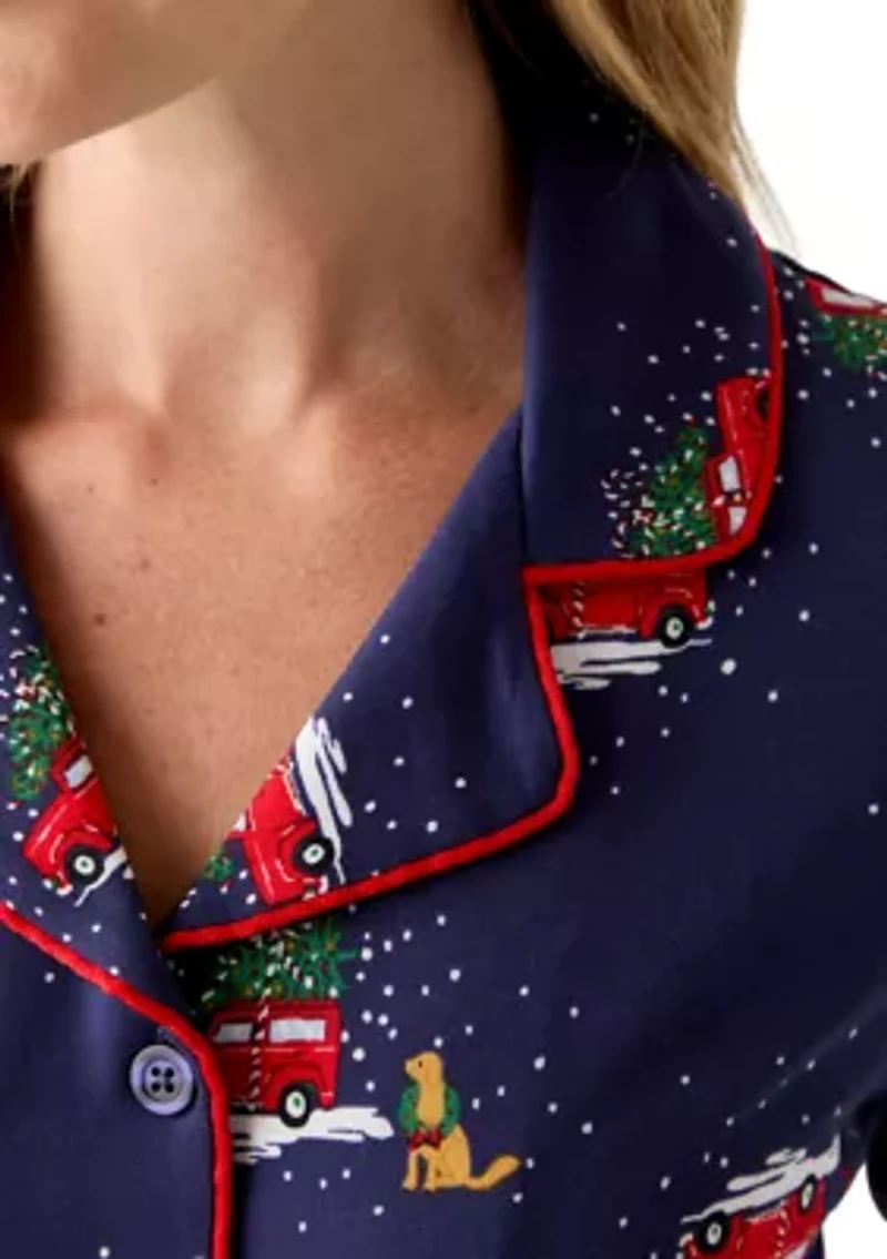 Women's Holiday Heritage Notch Pajama Set